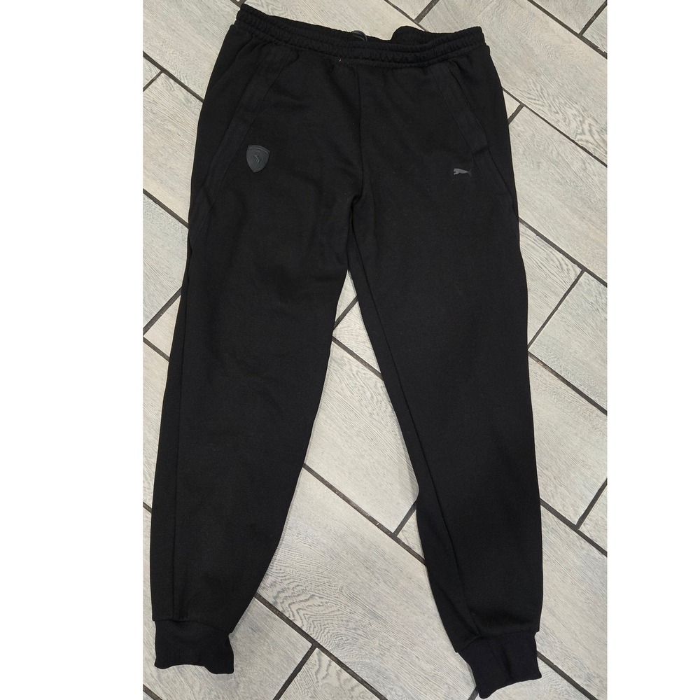 Puma Ferrari Scuderia Mens Black Track Pants Joggers XXL